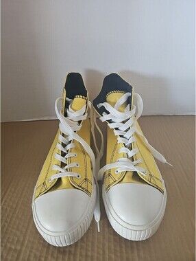 FOCO Men's Size 11 Yellow Padres High-Top Sneakers